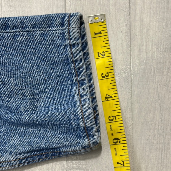 Vintage Levi’s 550 High Rise Tapered Jeans Made in USA Stonewashed Acid Wash - Picture 12 of 17